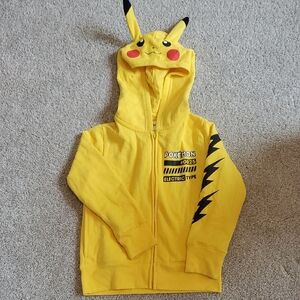 Pokemon Yellow Pikachu Hoodie for Kids